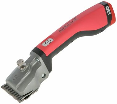 Tondeuse Aesculap Bonum avec batterie pour chevaux rouge GT654 (lames GT502/GT505)