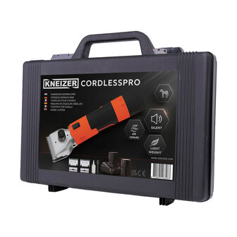 Kneizer CordlessPro Horse &ndash; Tondeuse sans fil pour chevaux &ndash; 2 batteries et 2 jeux de lames